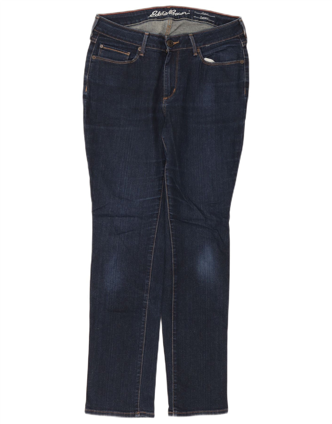 Γυναικείο ίσιο τζιν Eddie Bauer US 8 Medium W29 L29 Navy Blue Cotton