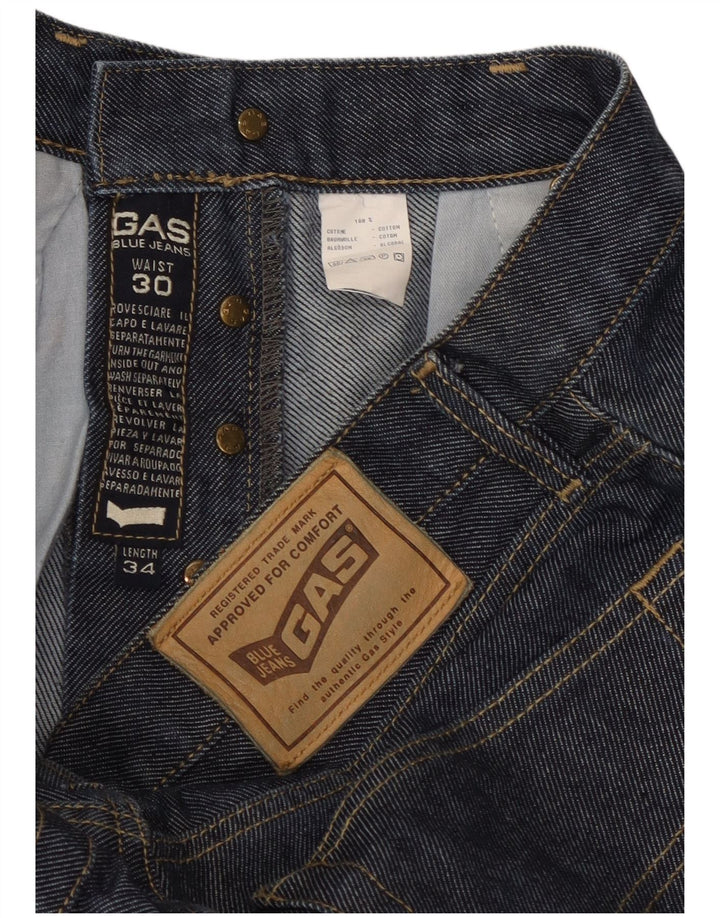 Ανδρικό τζιν Gas Straight Jeans W30 L30 Navy Blue Cotton Classic