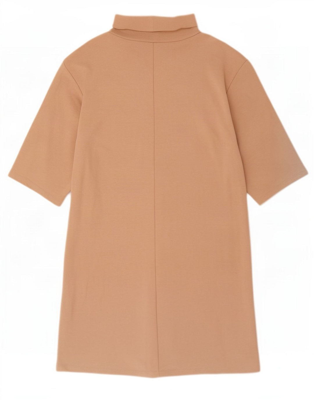 Zara Γυναικείο φόρεμα Shift UK 10 Small Beige Βαμβακερό