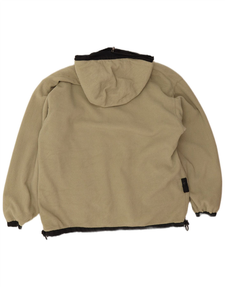 Ανδρικό μπουφάν Kappa με κουκούλα αναστρέψιμο αντιανεμικό UK 36 μικρό μαύρο πολυεστέρα