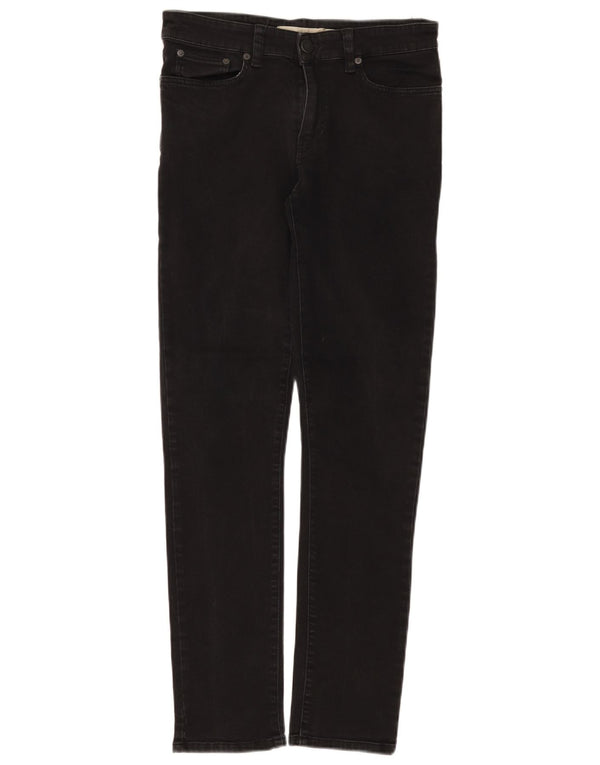 Calvin Klein Womens Skinny Jeans W28 L32 Black Cotton