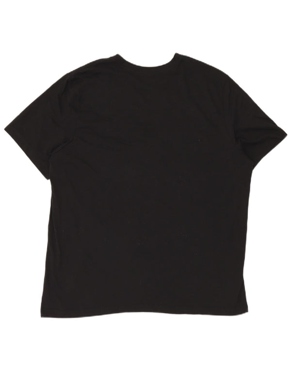 Ανδρικό γραφικό μπλουζάκι NBA NIKE 2XL μαύρο