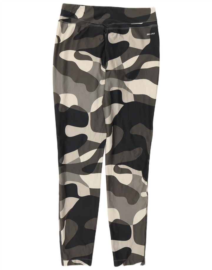 Γυναικεία κολάν Nike Dri Fit UK 14 Large Grey Camouflage Polyester