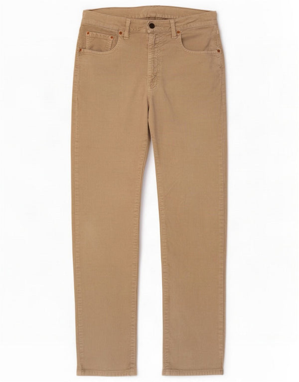 Levi's Mens 534 Straight Corduroy Trousers W31 L32 Beige