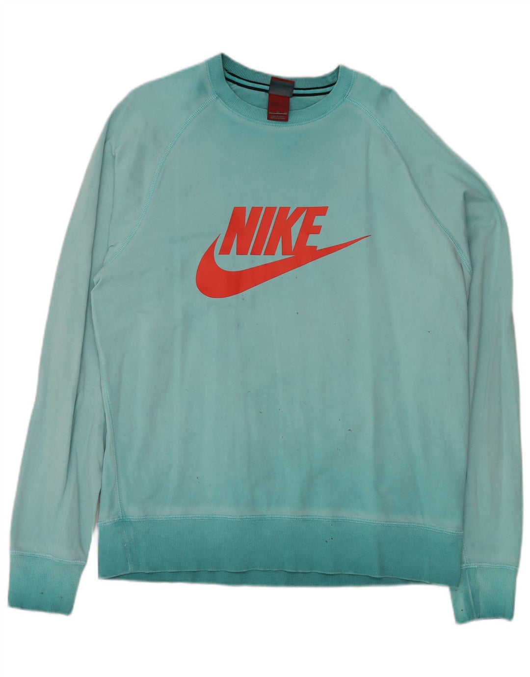 Ανδρικό γραφικό φούτερ NIKE Jumper XL Τυρκουάζ βαμβακερό