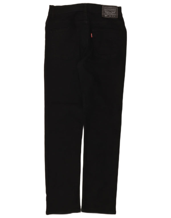 Levi's Boys 502 Tapered Jeans 13-14 ετών W27 L27 Μαύρο βαμβακερό