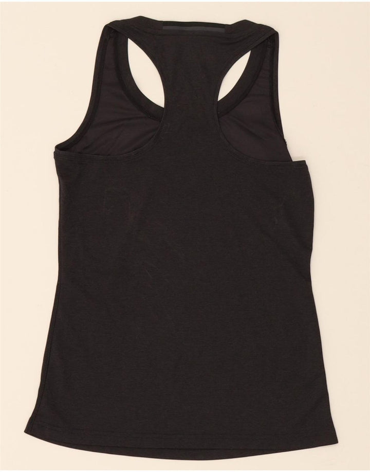 ADIDAS Womens Climachill Vest Top UK 8 Small Black Vintage Adidas and Second-Hand Adidas from Messina Hembry 