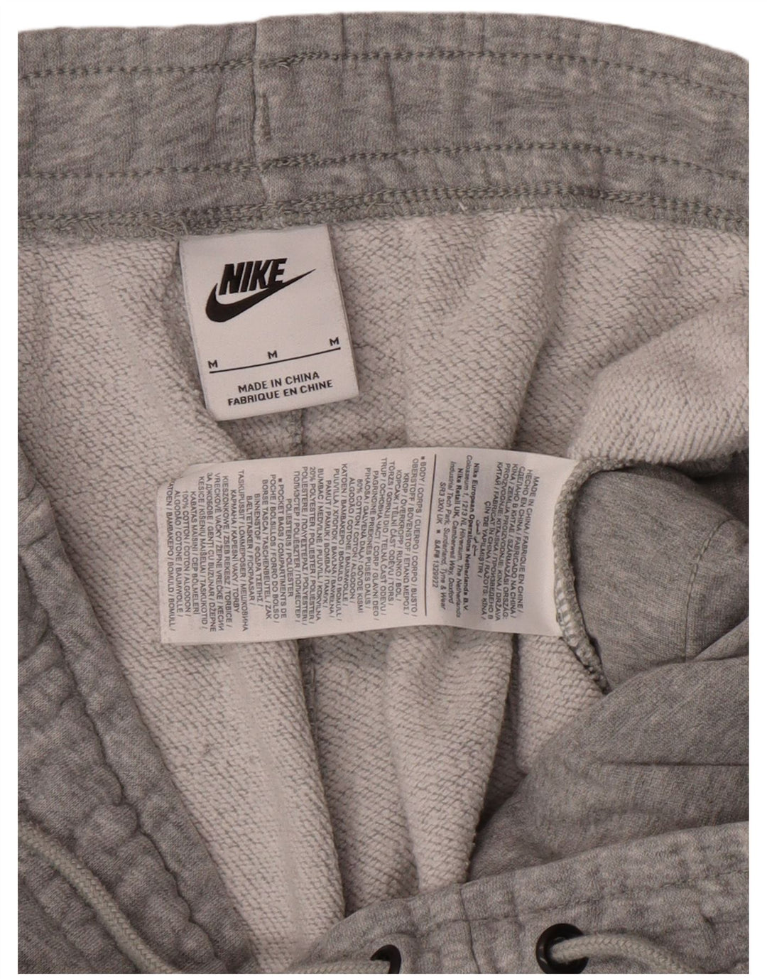 Γυναικεία αθλητική φόρμα NIKE Παντελόνι Joggers UK 14 Μεσαίο γκρι βαμβακερό