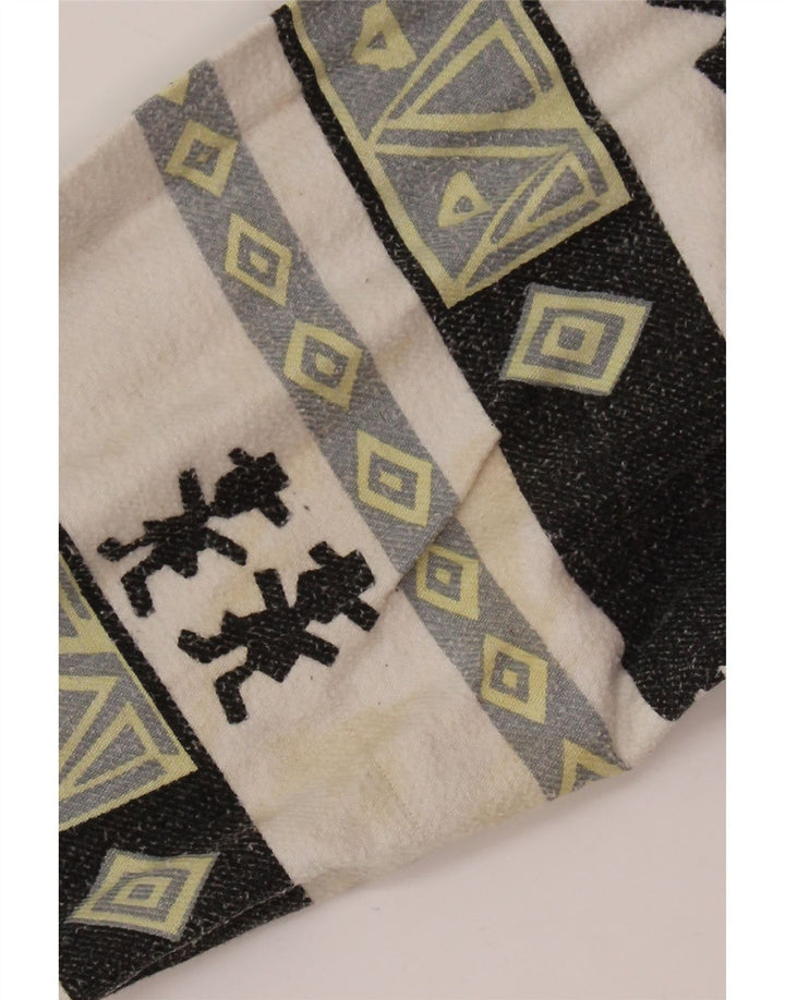 VINTAGE Ανδρικό πουκάμισο Ξυλοκόπος Φανελένιο Μεγάλο Γκρι Γεωμετρικό Βαμβάκι