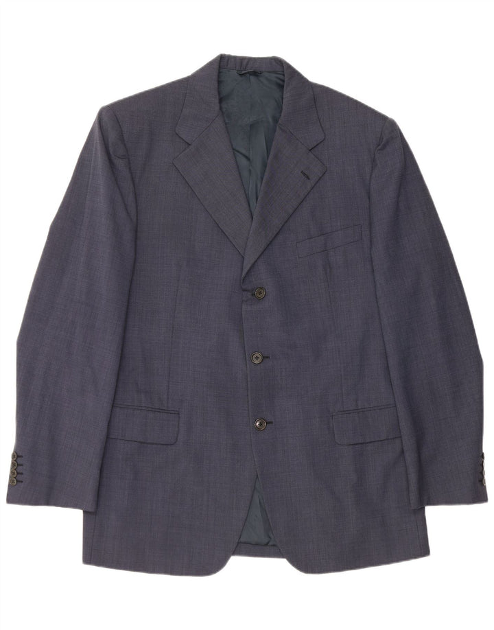 Burberry Ανδρικό τζάκετ Blazer 3 κουμπιών IT 54 Large Navy Blue Wool