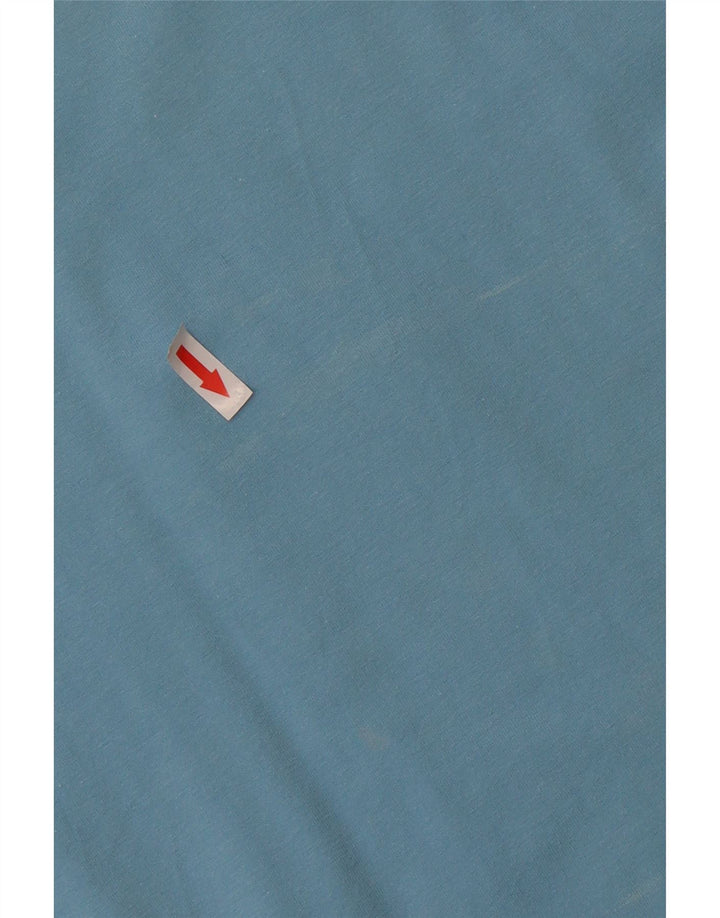 Asics Γυναικείο Μπλουζ 3/4 Μανίκι UK 18 XL Μπλε βαμβακερό