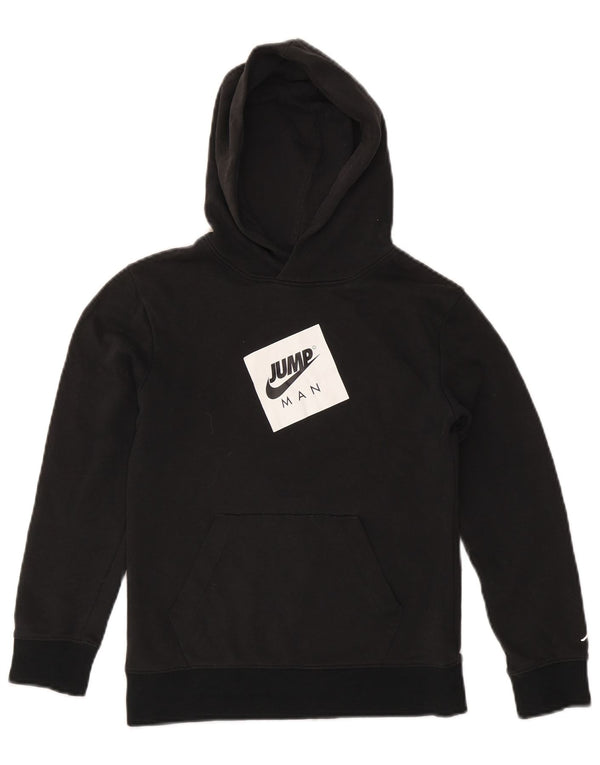 Jordan Boys Graphic Hoodie Jumper 10-11 Years Medium Black