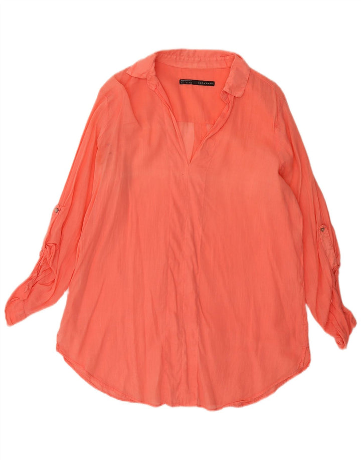 Zara Γυναικεία Μπλούζα Τοπ UK 14 Medium Pink
