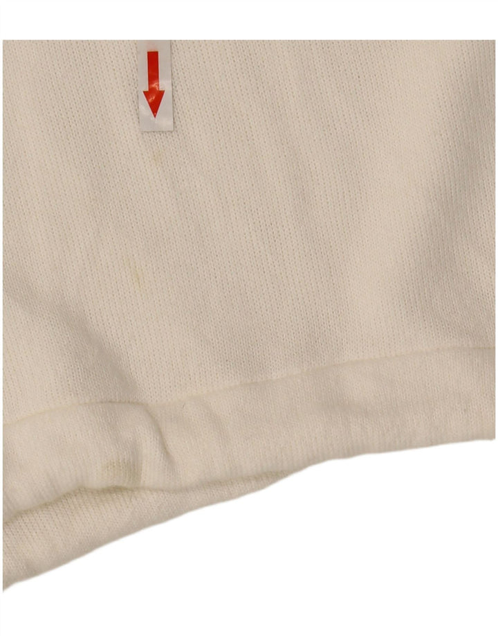 Zara Γυναικεία φούτερ Crop Jumper UK 10 Small White