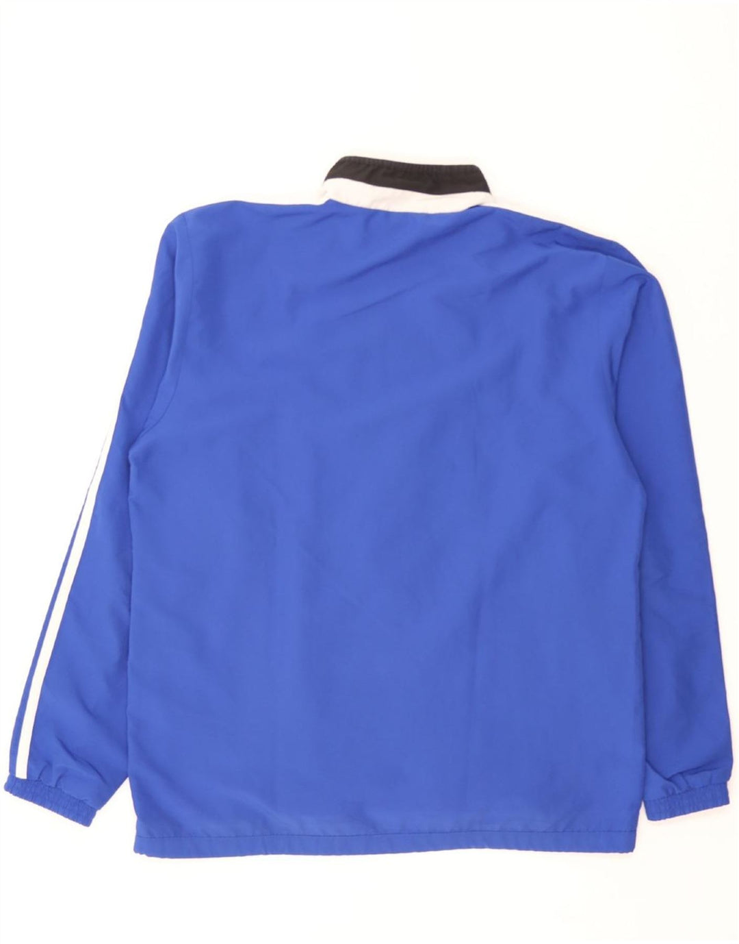 ADIDAS Mens Tracksuit Top Jacket Medium Blue Colourblock Polyester Vintage Adidas and Second-Hand Adidas from Messina Hembry 