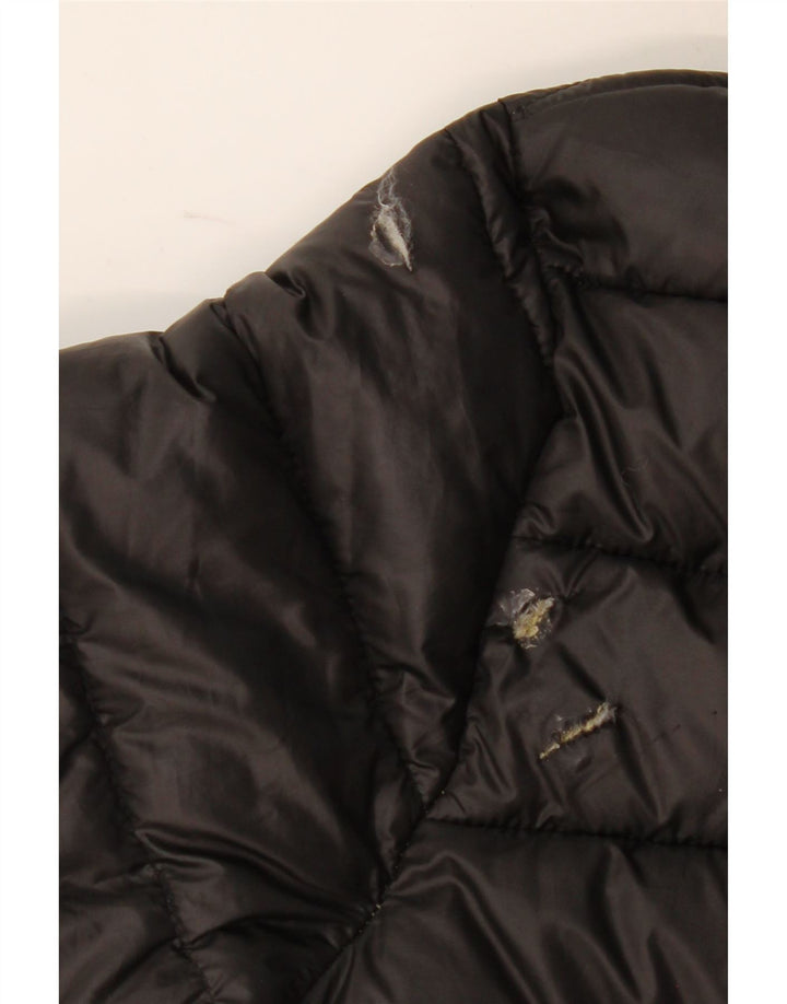 Champion Boys Hooded Jacket 11-12 Years Large Black Polyester