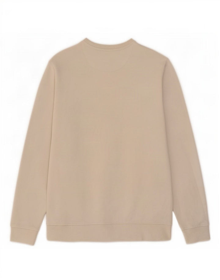 Ανδρικό φούτερ Lyle & Scott Jumper από μεσαίο λευκό βαμβακερό