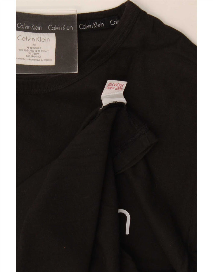 Ανδρικό γραφικό T-Shirt Calvin Klein Top Medium Μαύρο