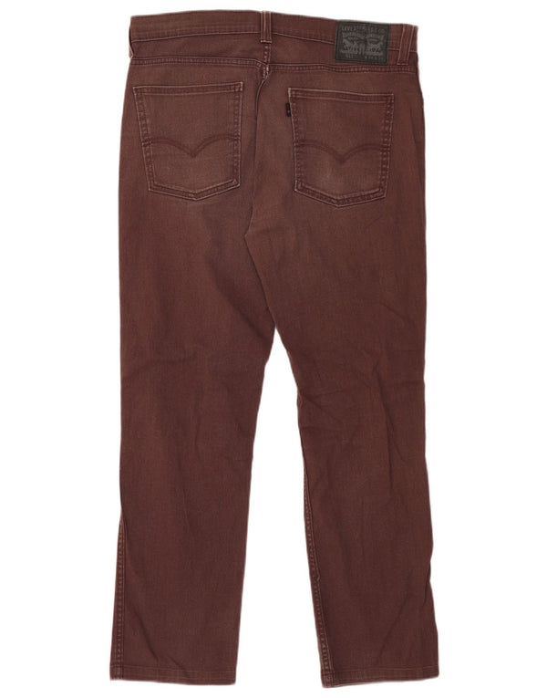 Levi's Mens 511 Slim Jeans W34 L29 Καφέ Βαμβακερό