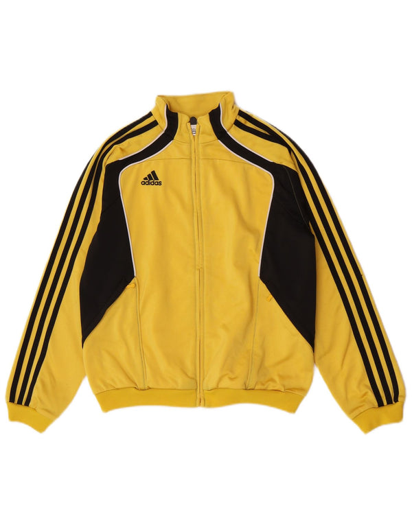 Adidas Boys αθλητική φόρμα Adidas Top Jacket 11-12 Years Yellow Colourblock Polyester