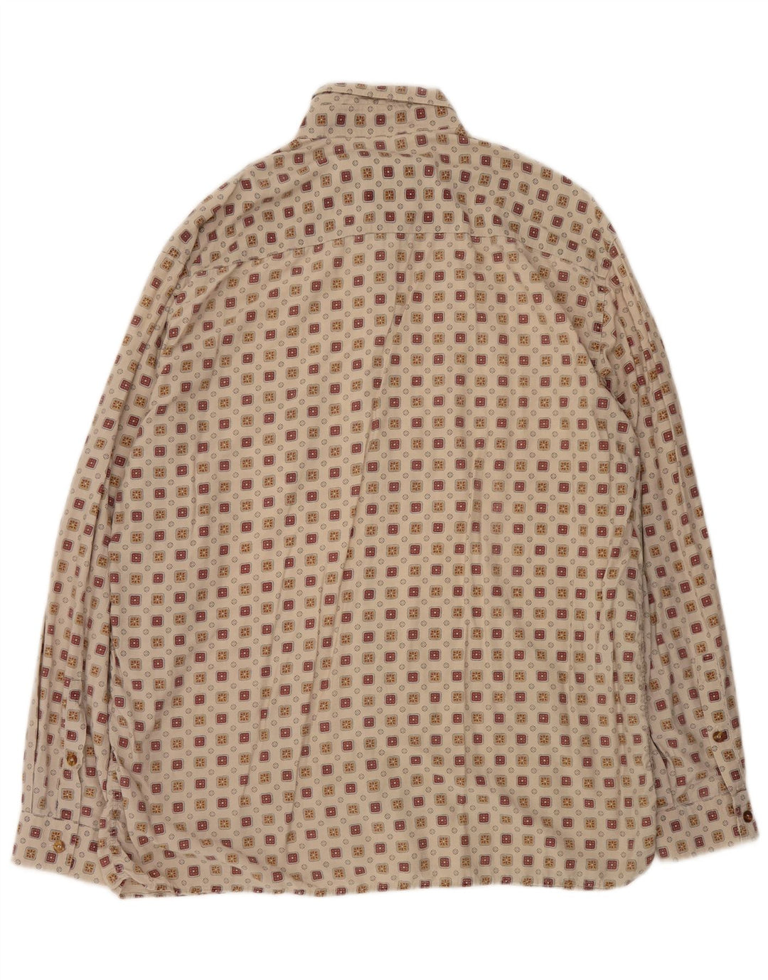 Ανδρικό πουκάμισο Raybest XL Beige Geometric