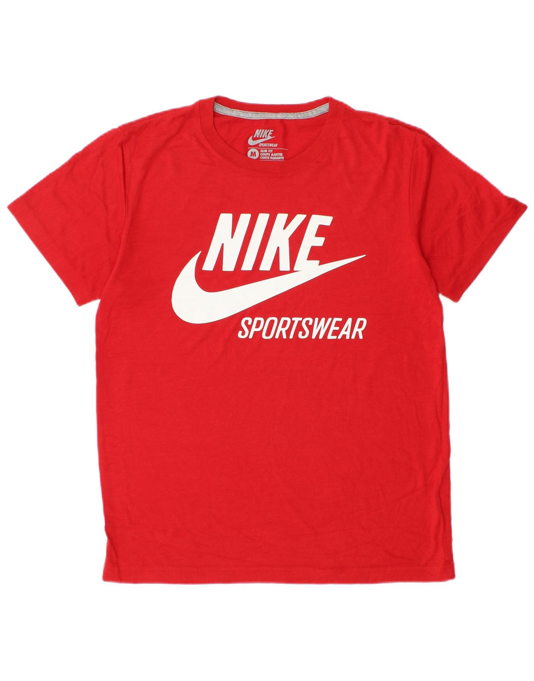 Ανδρικό γραφικό μπλουζάκι Nike Slim Fit Top Μεσαίο κόκκινο