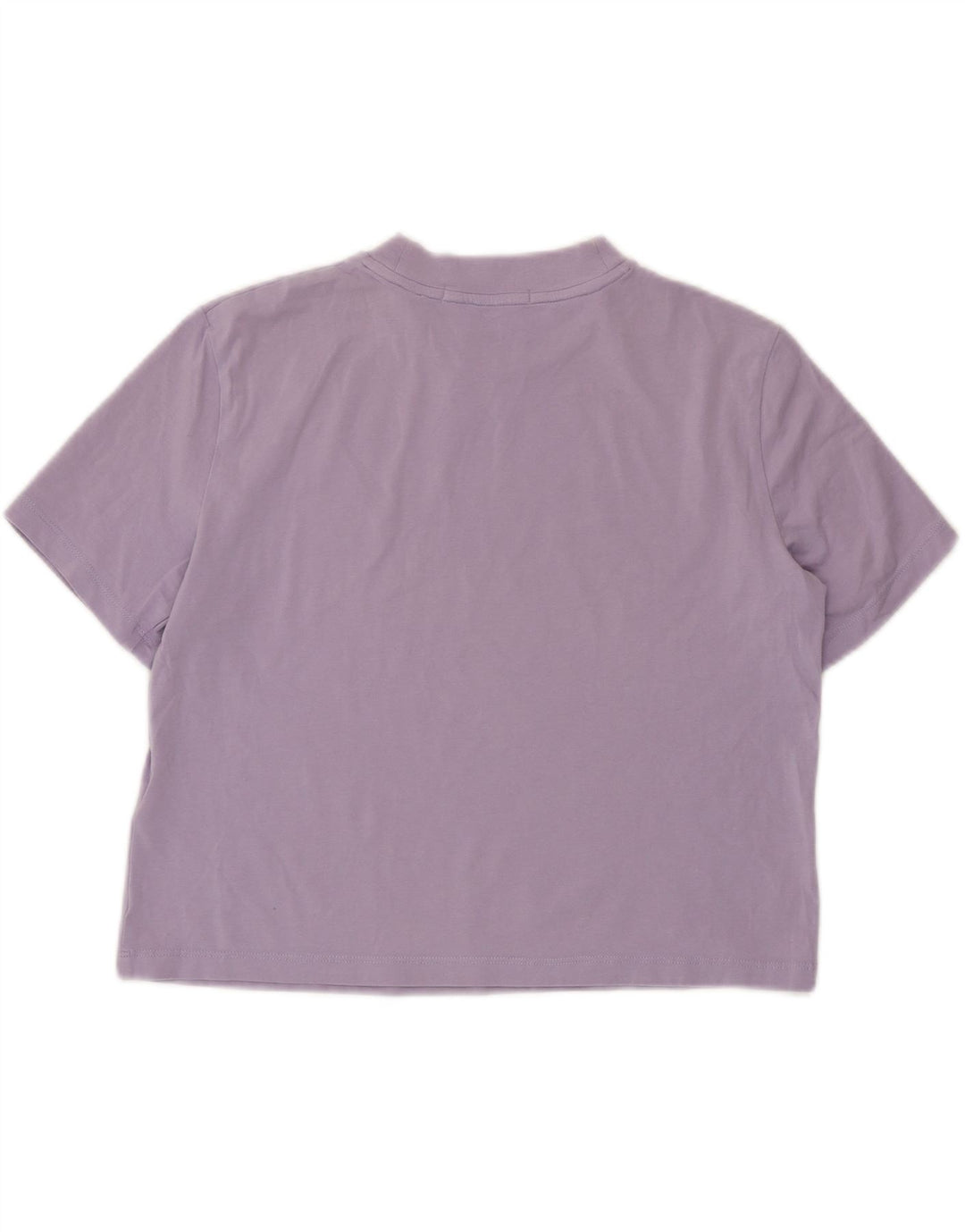 CALVIN KLEIN JEANS Γυναικείο T-Shirt T-Shirt UK 10 Small Purple Βαμβακερό
