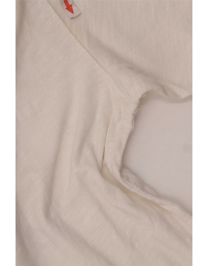 Ανδρικό γραφικό T-Shirt Tommy Hilfiger Top Μεσαίο λευκό βαμβακερό