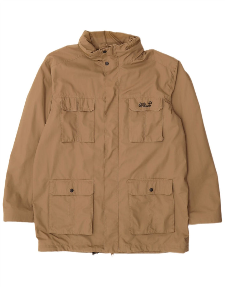 Jack Wolfskin Ανδρικό κουκούλα Utility Jacket UK 44 XL Beige Polyester