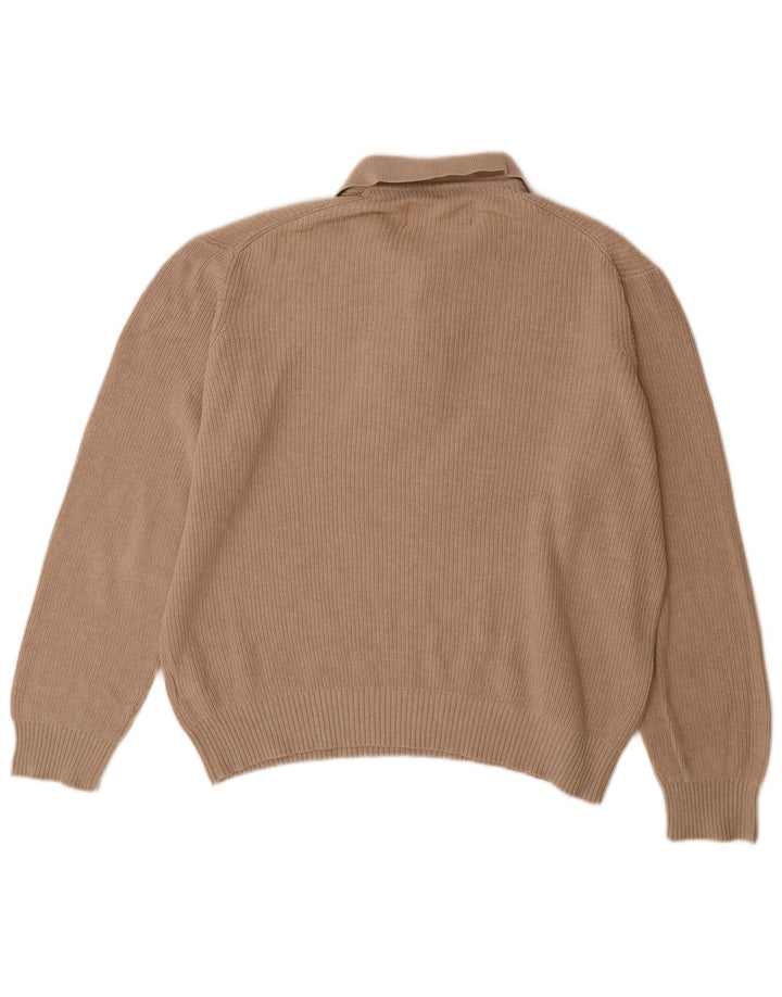 Ανδρικό πουλόβερ Marks & Spencer Blue Harbour Polo Neck Jumper Μεγάλο Μπεζ