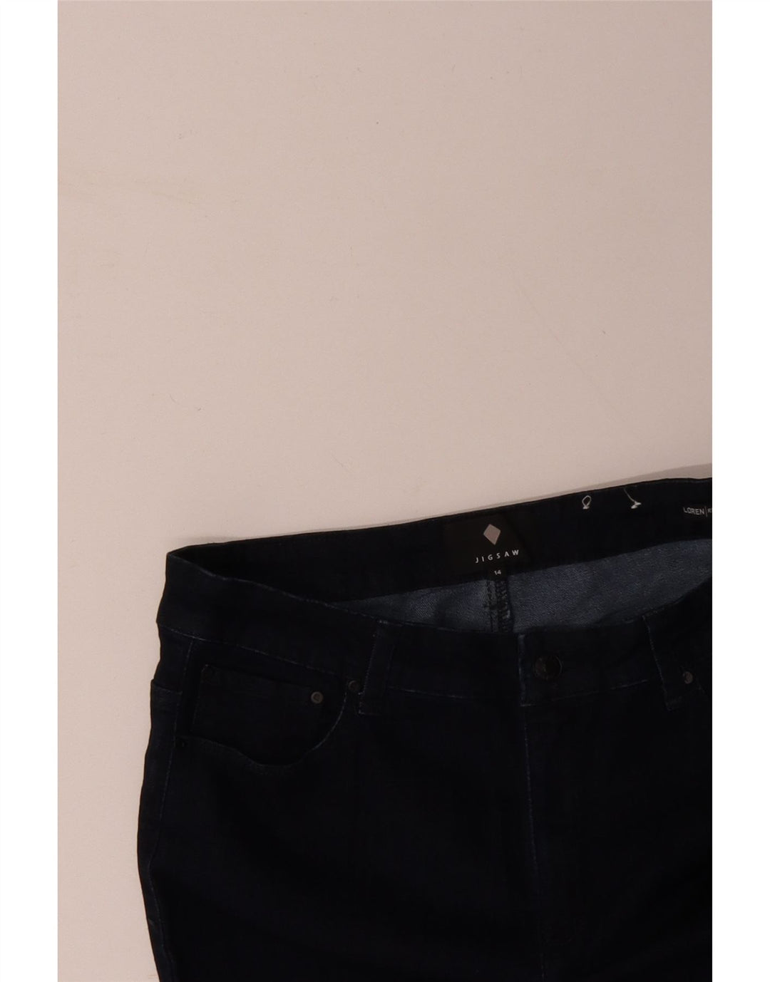 JIGSAW Γυναικείο Slim Jeans UK 14 Large W32 L31 Navy Blue