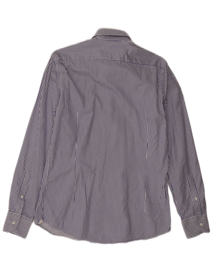 Ανδρικό πουκάμισο Massimo Dutti Μέγεθος 15 1/2 39 Μέτριο Μπλε Ρίγα