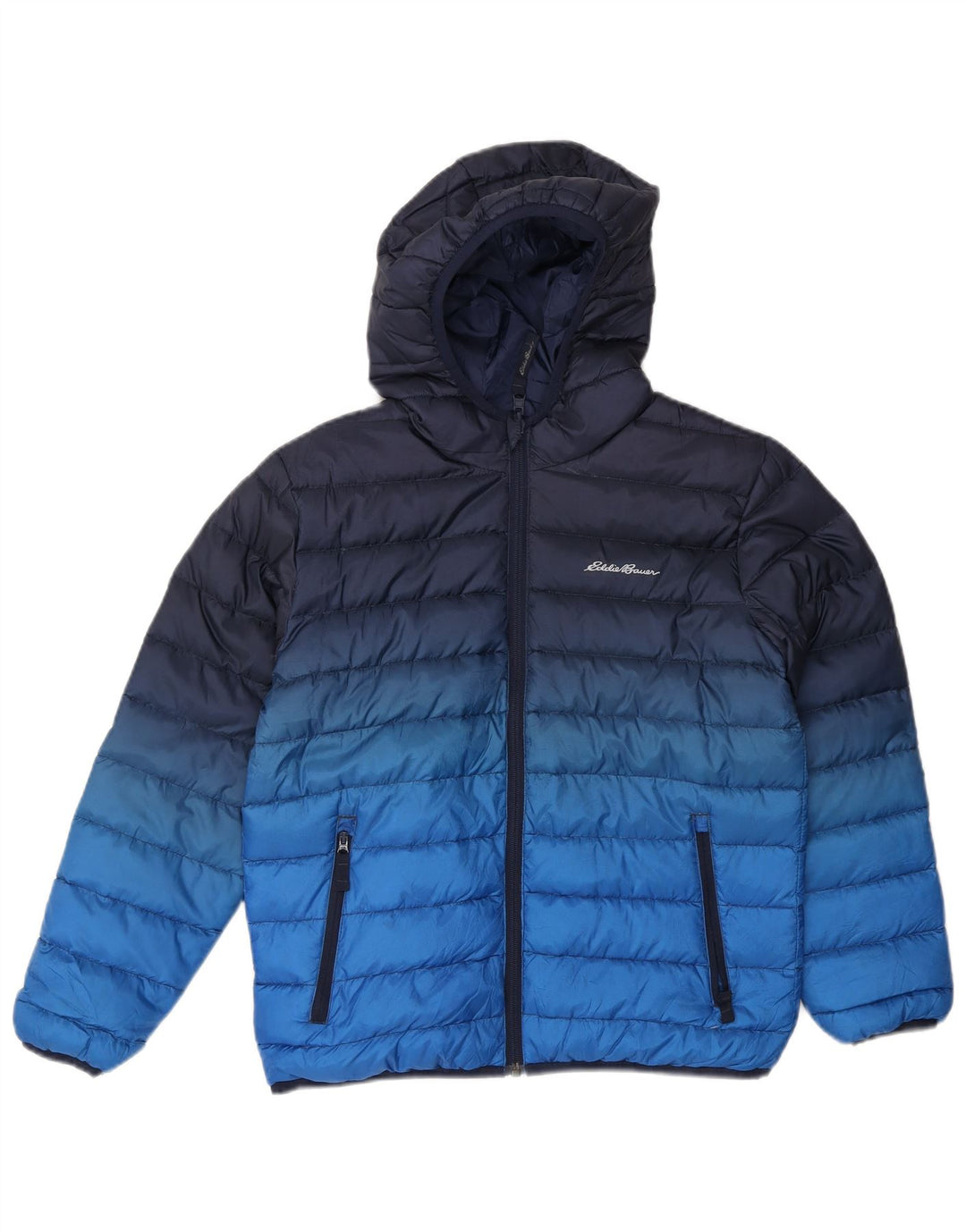 Μπουφάν Eddie Bauer Boys με κουκούλα με επένδυση 10-11 ετών Medium Navy Blue