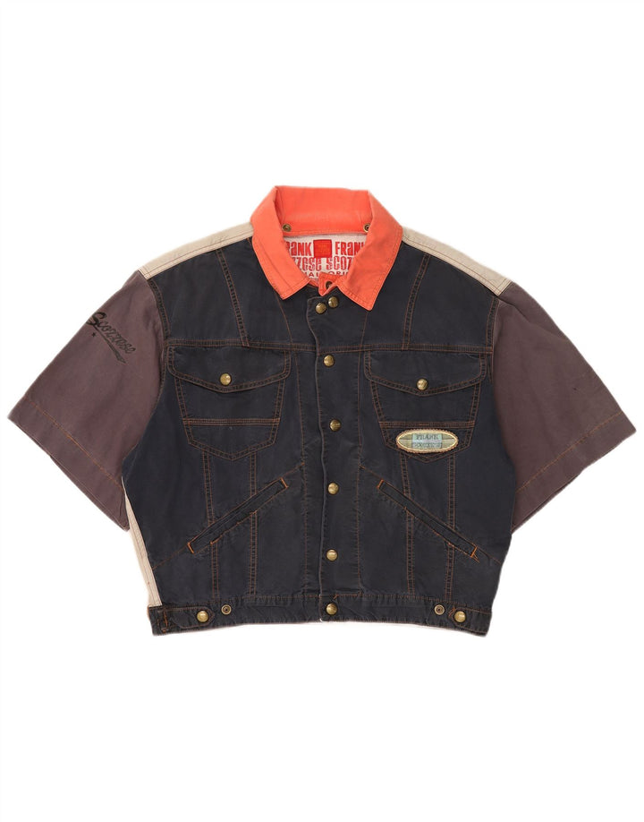 Ανδρικό τζιν μπουφάν Frank Scozzese UK 38 Medium Navy Blue