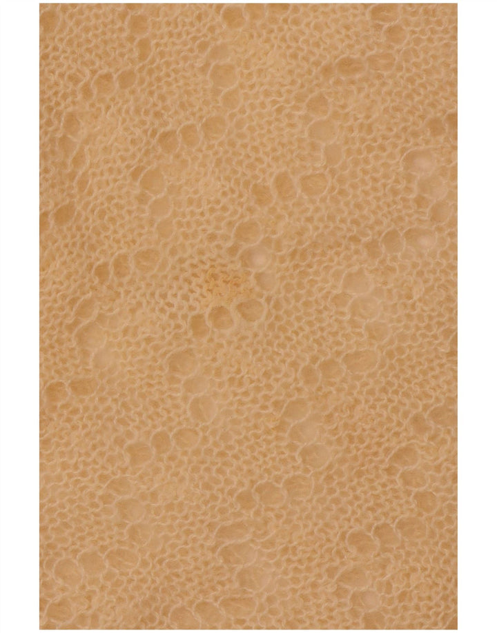 Γυναικείο πουλόβερ Vintage Crop Boat Neck Jumper UK 12 Medium Beige