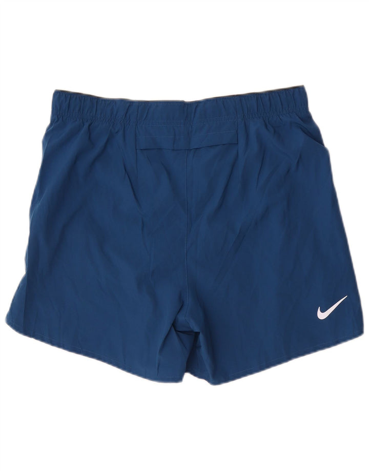 Ανδρικά γραφικά αθλητικά σορτς Nike Dri Fit με μεσαίο μπλε ναυτικό πολυεστέρα