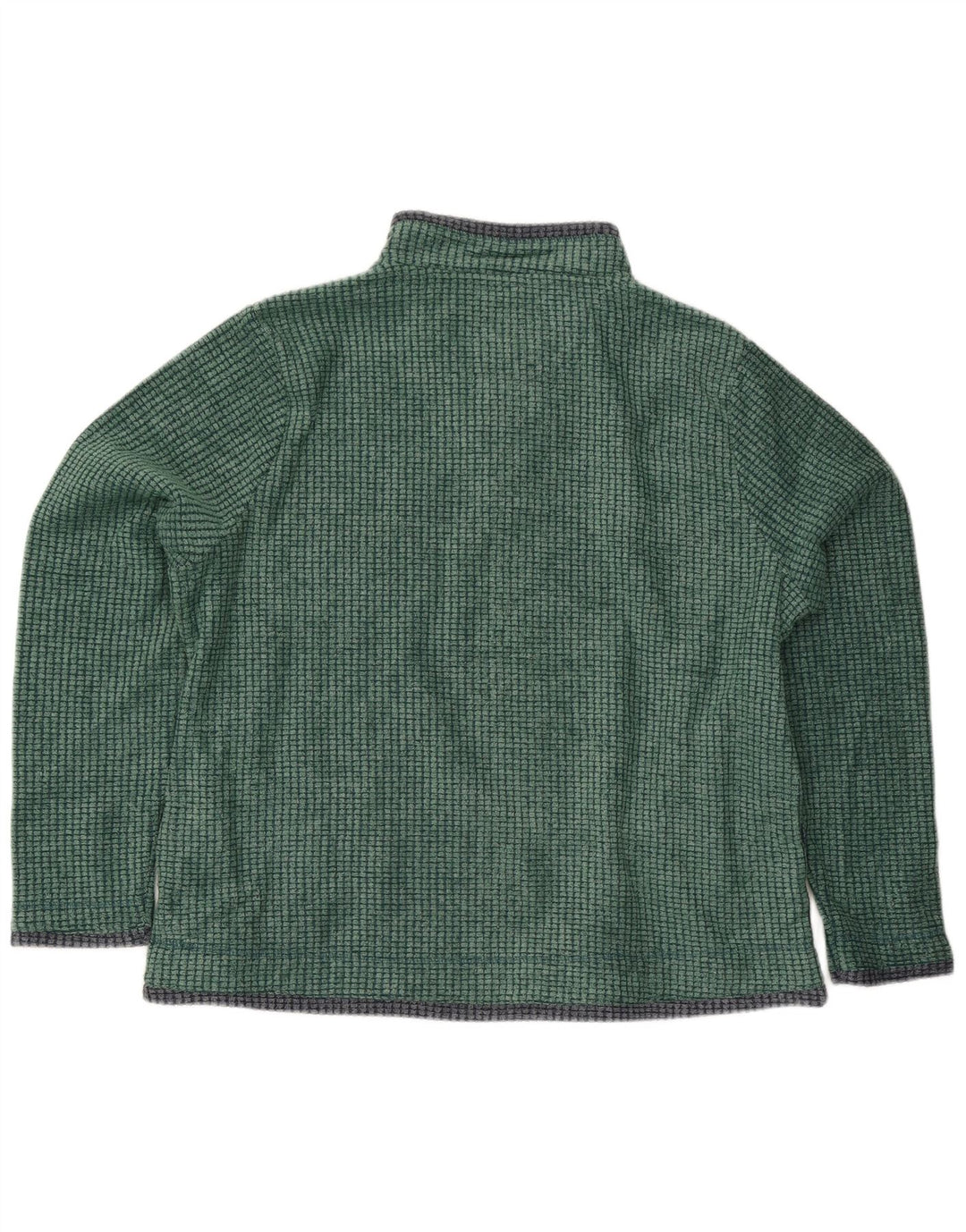 Weird Fish Mens Zip Fleece Jumper XL Green Polyester
