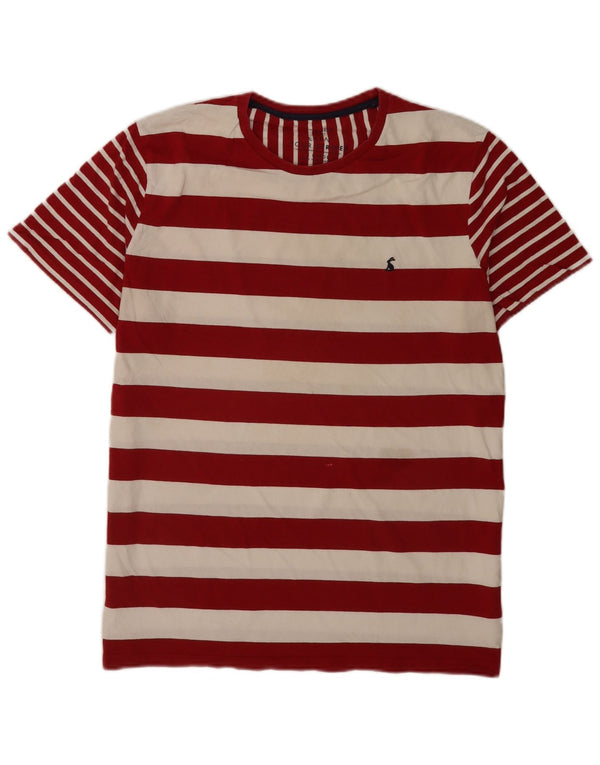 Joules Ανδρικό T-Shirt Top XL Κόκκινο ριγέ βαμβακερό