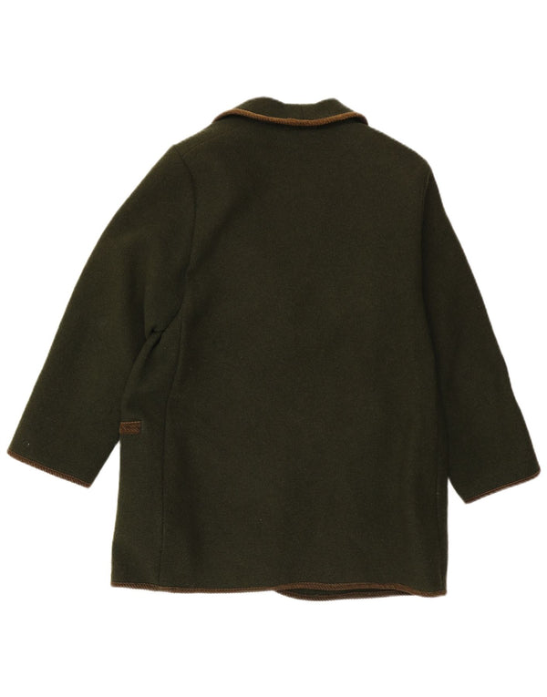 Vintage γυναικείο σακάκι blazer 4 κουμπιών UK 12 Medium Green