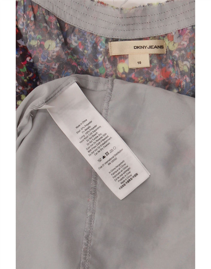 DKNY Γυναικείο Αμάνικο Φόρεμα US 10 Μεγάλο Πολύχρωμο Φλοράλ