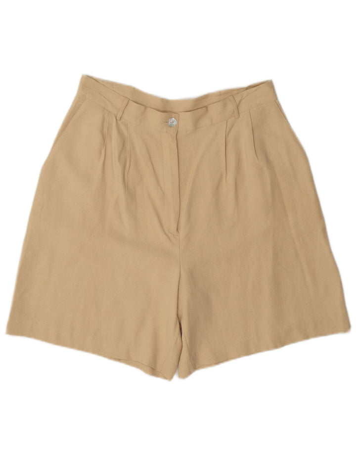 Vintage γυναικείο σορτς με καρφίτσες casual IT 44 Medium W28 Beige