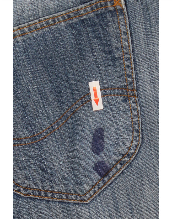 Lee Mens Knox Straight Jeans W38 L34 Μπλε βαμβακερό