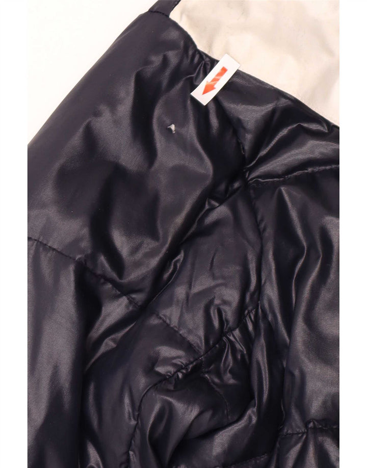 Μπουφάν Armani Junior Boys με κουκούλα με επένδυση 15-16 ετών Navy Blue Colorblock