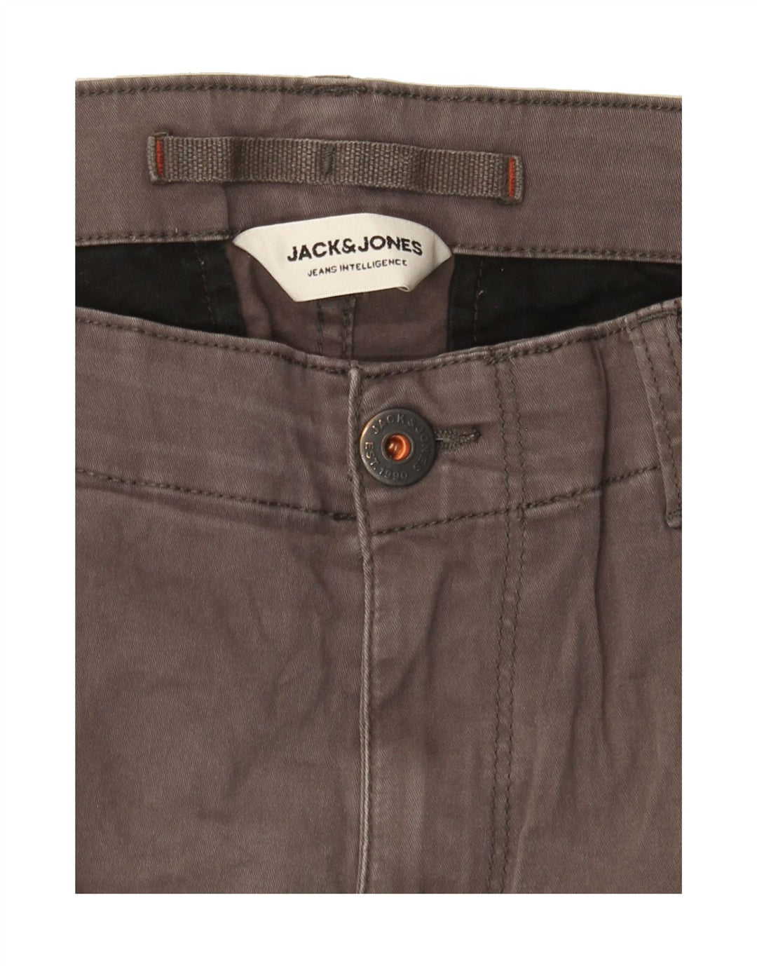 JACK & JONES Mens Paul Tapered Joggers Cargo Trousers W30 L26 Brown Cotton Vintage Jack & Jones and Second-Hand Jack & Jones from Messina Hembry 