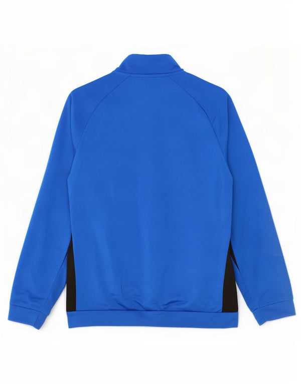 Puma Boys Graphic αθλητική φόρμα Top Jacket 7-8 Years Blue Colourblock Polyester
