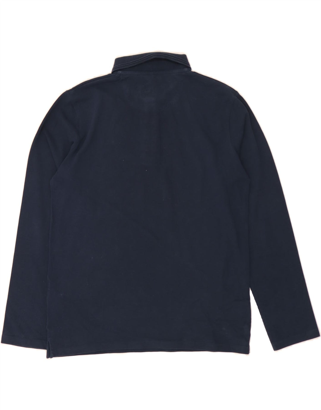 CARRERA Mens Long Sleeve Polo Shirt Medium Navy Blue Cotton Vintage Carrera and Second-Hand Carrera from Messina Hembry 