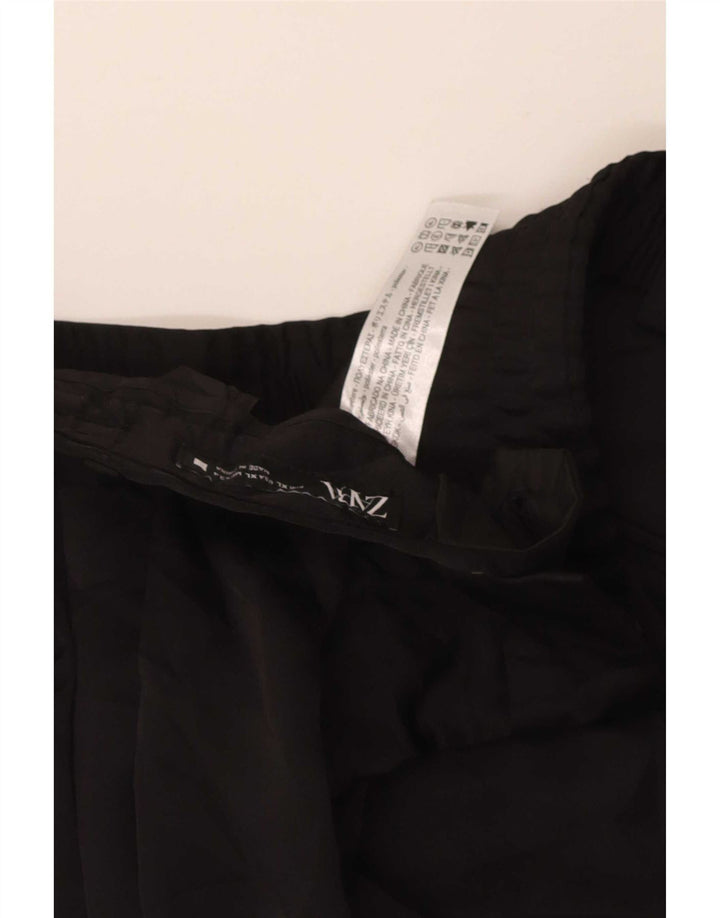 Zara Γυναικείο Casual Παντελόνι XL W34 L31 Μαύρο Πολυεστέρας