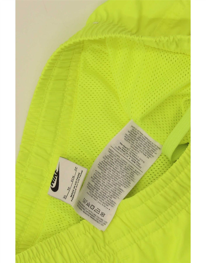 Ανδρικό γραφικό αθλητικό σορτς Nike XS κίτρινο πολυεστέρα