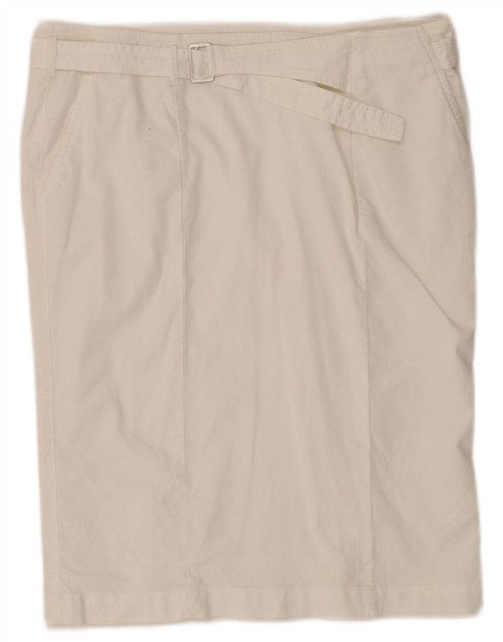 TRUSSARDI Γυναικεία ίσια Φούστα IT 46 Μεγάλη W34 Λευκή