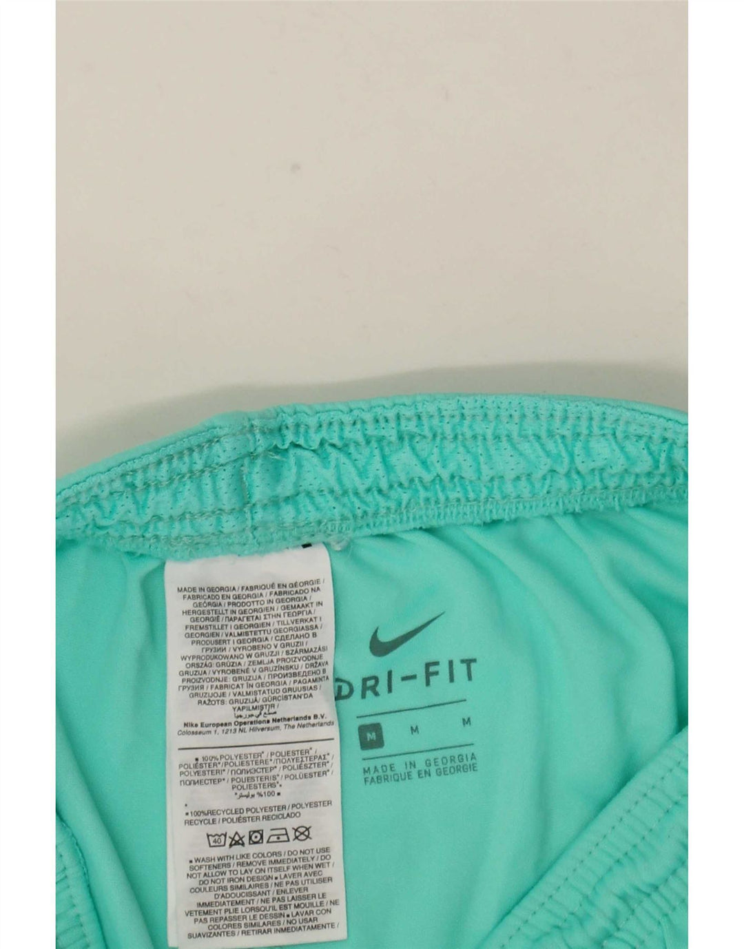 Ανδρικό αθλητικό σορτς Nike Dri Fit από μεσαίο τιρκουάζ πολυεστέρα